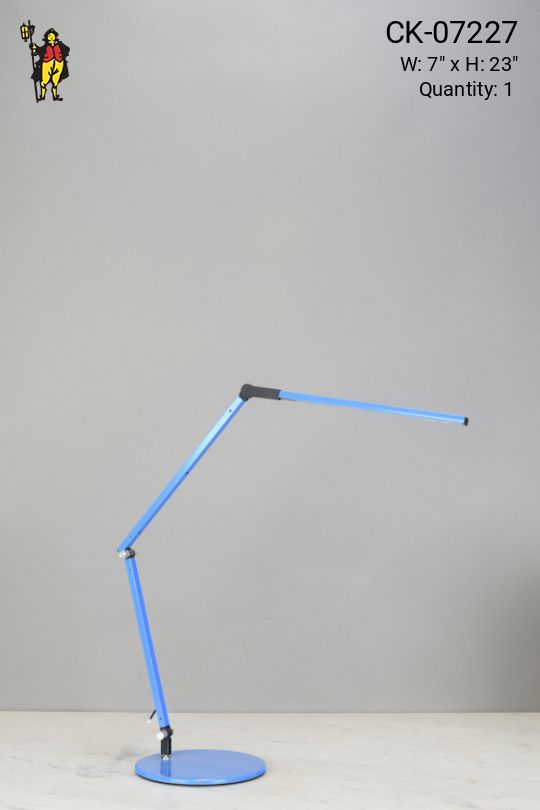 Blue Modern LED Adjustable Desk Lamp