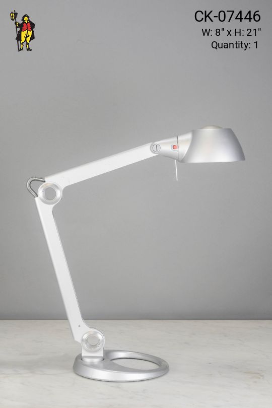 Post Modern Silver Table Lamp