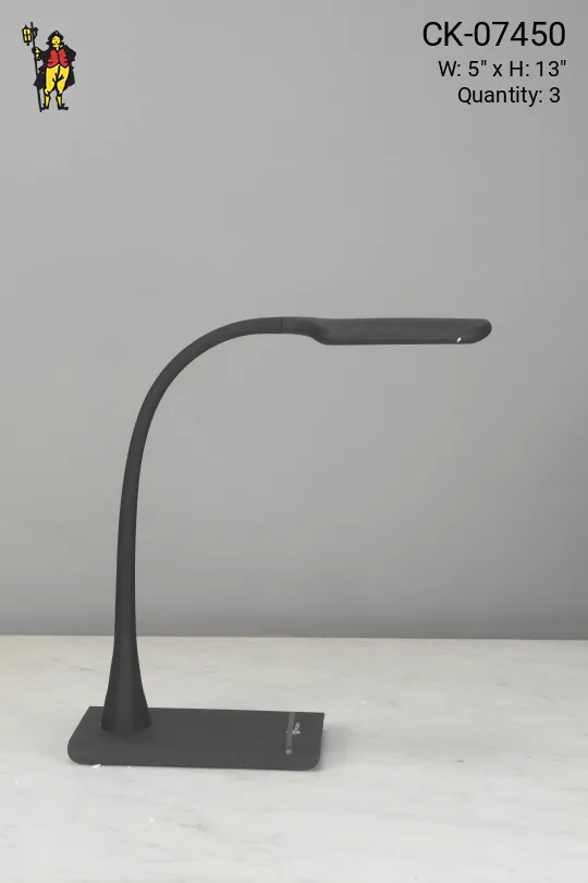 Black Modern LED Desk Lamp