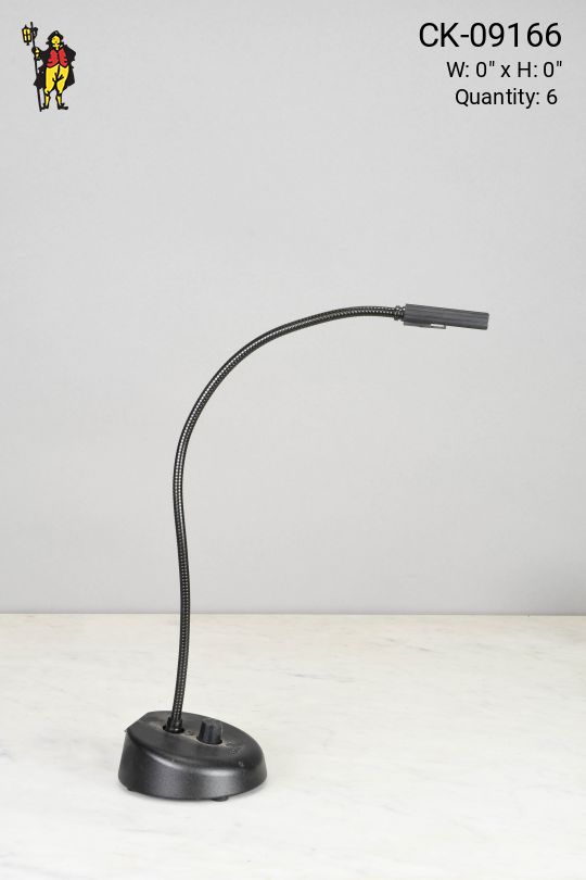 LED Small Adjustable Desk Black Desk Lamp