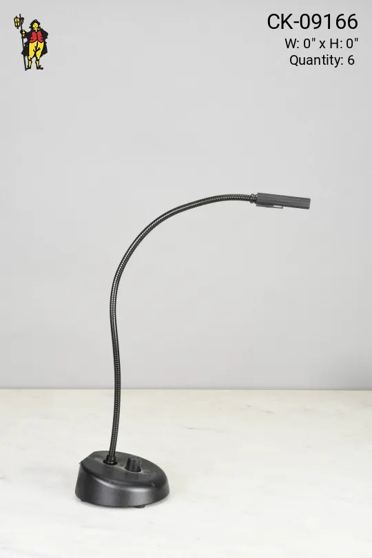 LED Small Adjustable Desk Black Desk Lamp