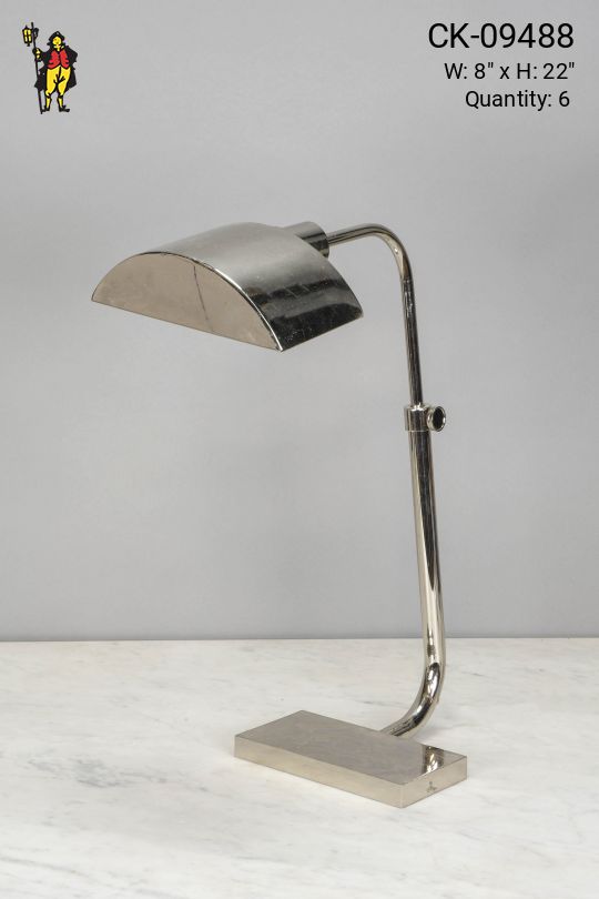 Chrome Modern Desk Lamp