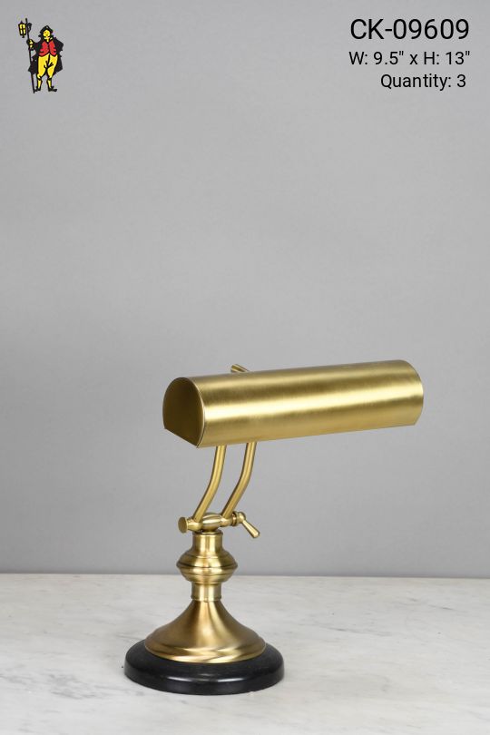 Adjustable Brass Desk Lamp
