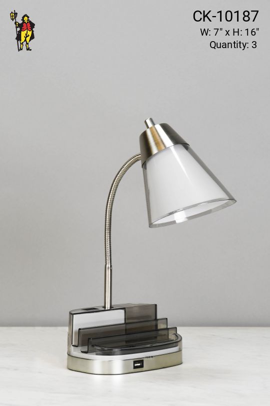 Organizer Desk Lamp
