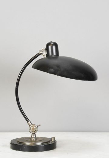 Black Vintage Style Metal Shaded Desk Lamp