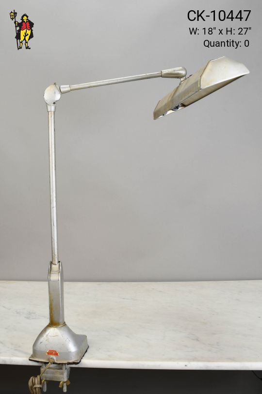 Adjustable Clamp On Fluorescent Desk Lamp