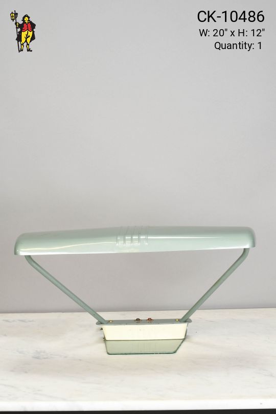 Mid Century Light Green Fluorescent Desk Lamp