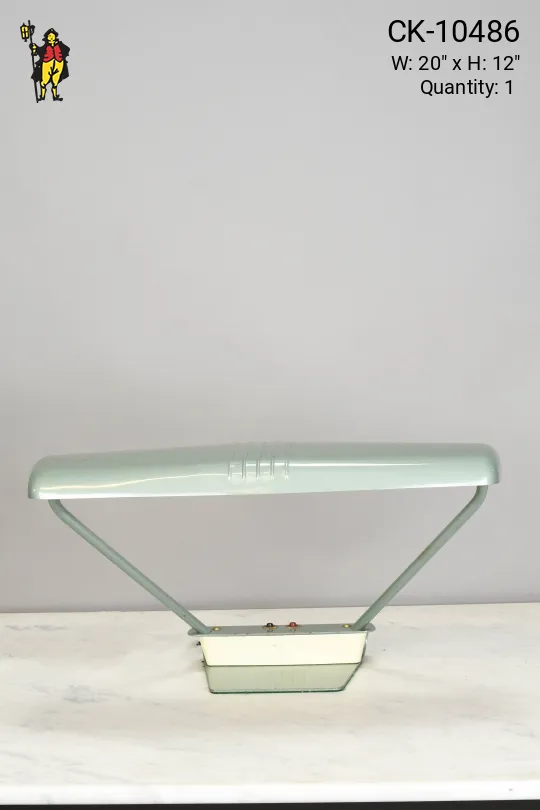 Mid Century Light Green Fluorescent Desk Lamp