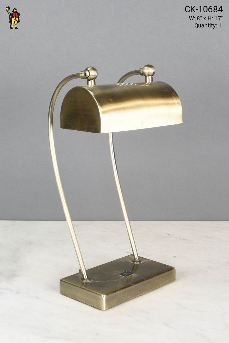 Modern Brass Reading Desk Lamp Desk Lamps Collection City Knickerbocker Lighting Rentals