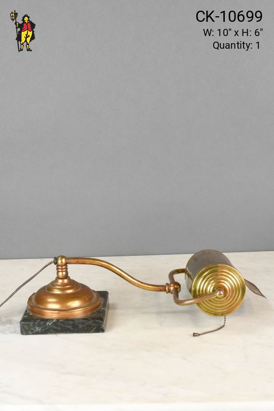 Marble Based Brass Piano Light