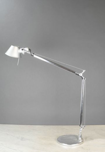 Post Modern 24" - 48" Polished Chrome Desk Lamp