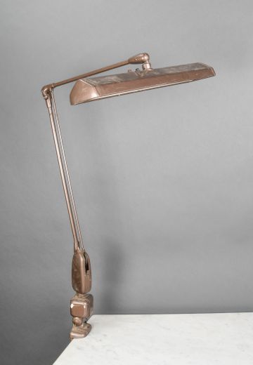 Adjustable Large Fluorescent Clamp Desk Lamp