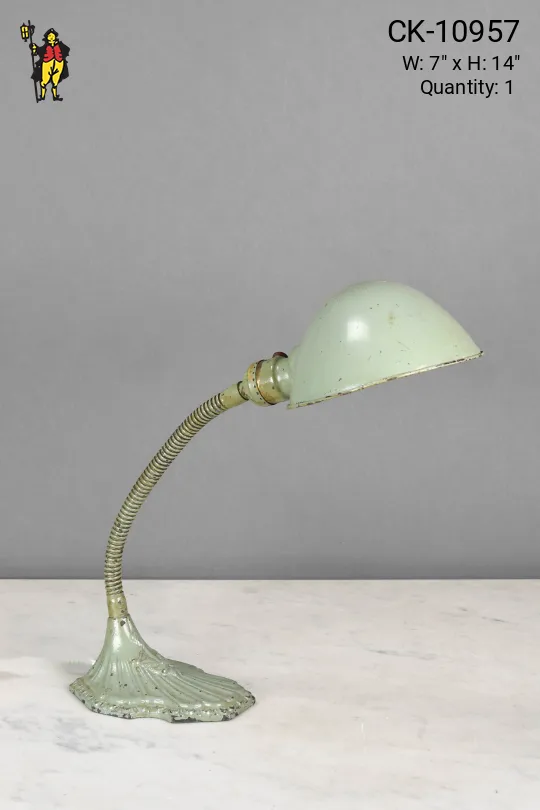 Green Gooseneck Desk Lamp
