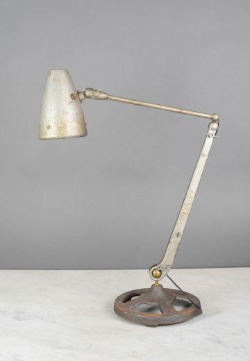 Distressed Industrial Desk Lamp