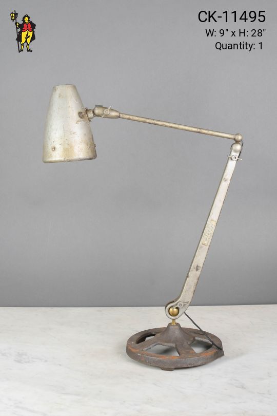 Distressed Industrial Desk Lamp