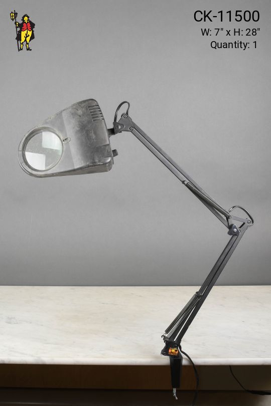 Clamp On Adjustable Magnifying Glass Lamp
