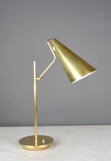 Mid Century Modern Brass Desk Lamp
