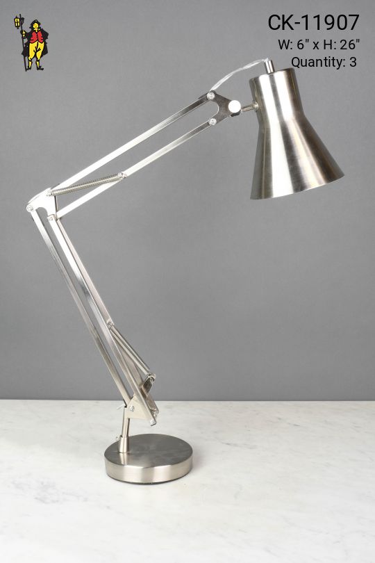 Nickel Architect Desk Lamp
