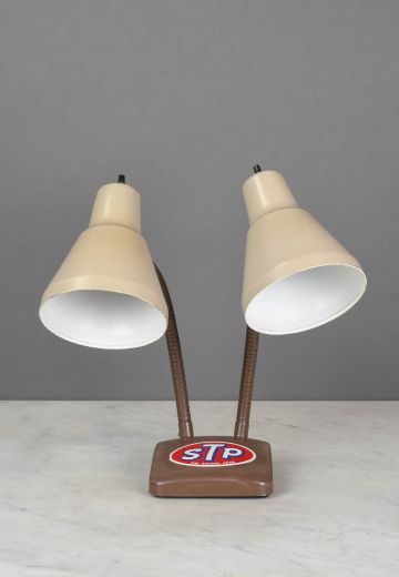 STP Racing Two Light Gooseneck Desk Lamp