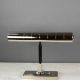Modern Art Deco Style Polished Nickel Desk Lamp #0