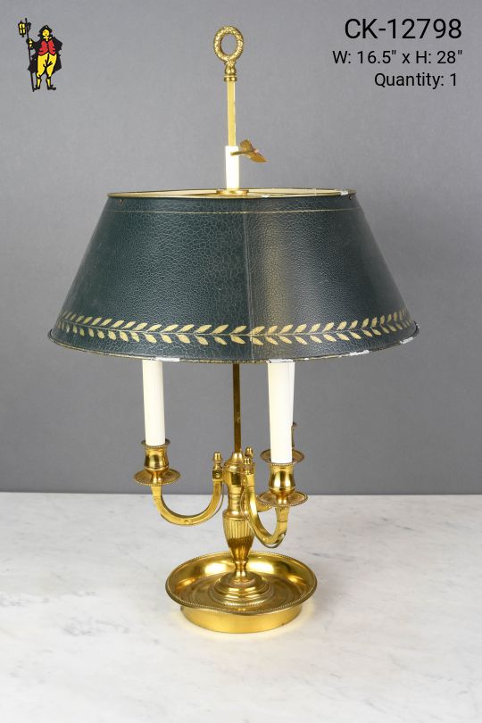 Brass Bouliette Style Table Lamp