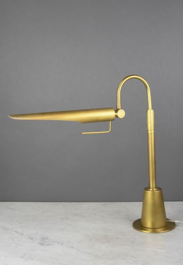 Modern Brass Task Lamp