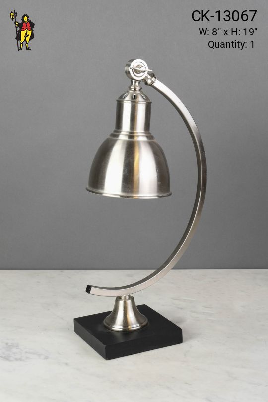 Modern Nickel Adjustable Task Lamp