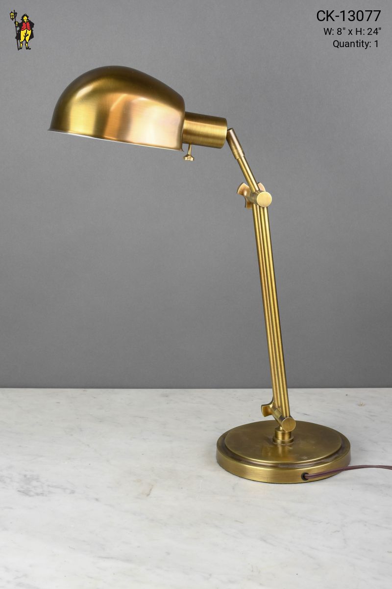 ボストンクラブ コレクション 真鍮調 デスクライト・ステーショナリー 7点 Brass Architect Desk Lamp | Desk Lamps | Collection | City