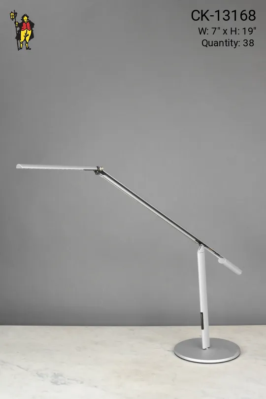 *LED* Silver Modern Adjustable Desk Lamp
