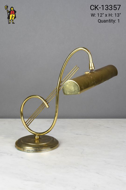 Musical Note Brass Piano Light