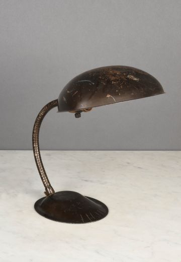 Metal Shaded Gooseneck Desk Lamp