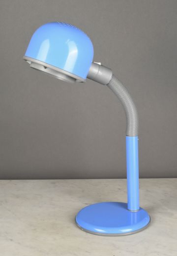 Blue Gooseneck Desk Lamp