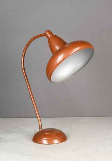 Adjustable Directional Pewter Desk Lamp