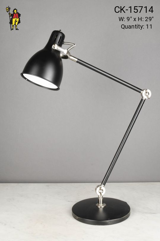 Black Adjustable Desk Lamp