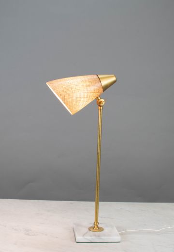Mid Century Modern Bullet Reflector Table Lamp