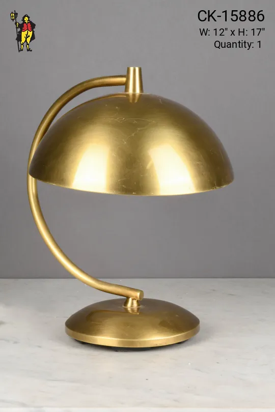 Brass Metal Shaded Table Lamp