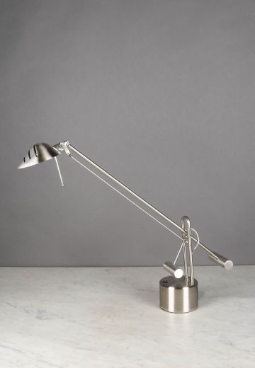 Nickel Counterweight Desk Lamp