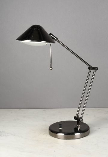Polished Gunmetal Desk Lamp