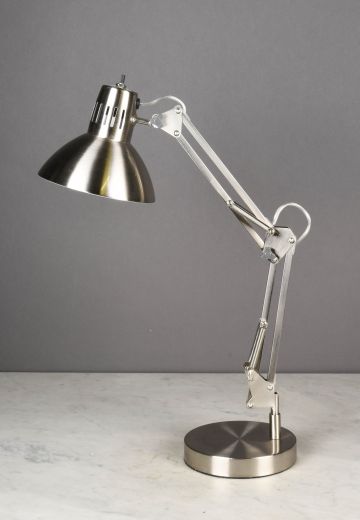 Modern Nickel Desk Lamp