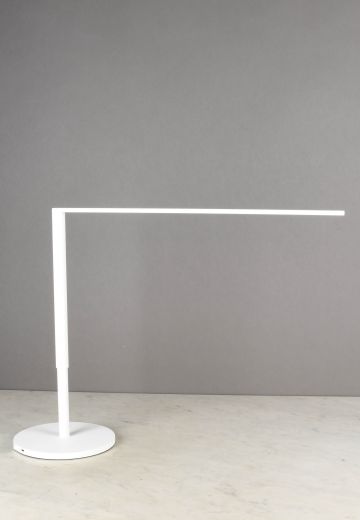 *LED* White Modern Adjustable Height Desk Lamp