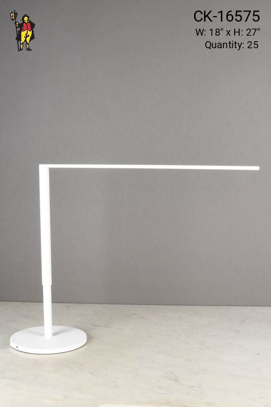 *LED* White Modern Adjustable Height Desk Lamp