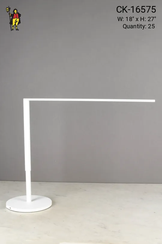 *LED* White Modern Adjustable Height Desk Lamp