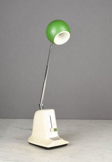 Green Round Shaded Mid Century Desk Lamp