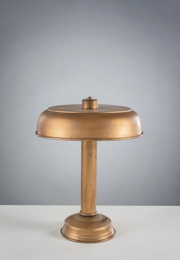 Mid-Century Copper Desk Lamp