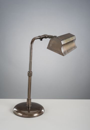 Antique Brass Banker's Lamp