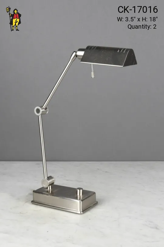 Modern Nickel Desk Lamp