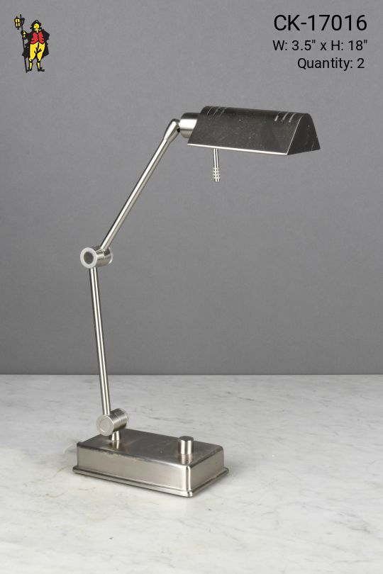 Modern Nickel Desk Lamp