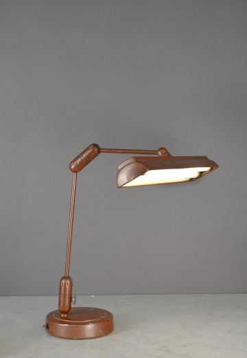Metal Shaded Adjustable Oversize Desk Lamp