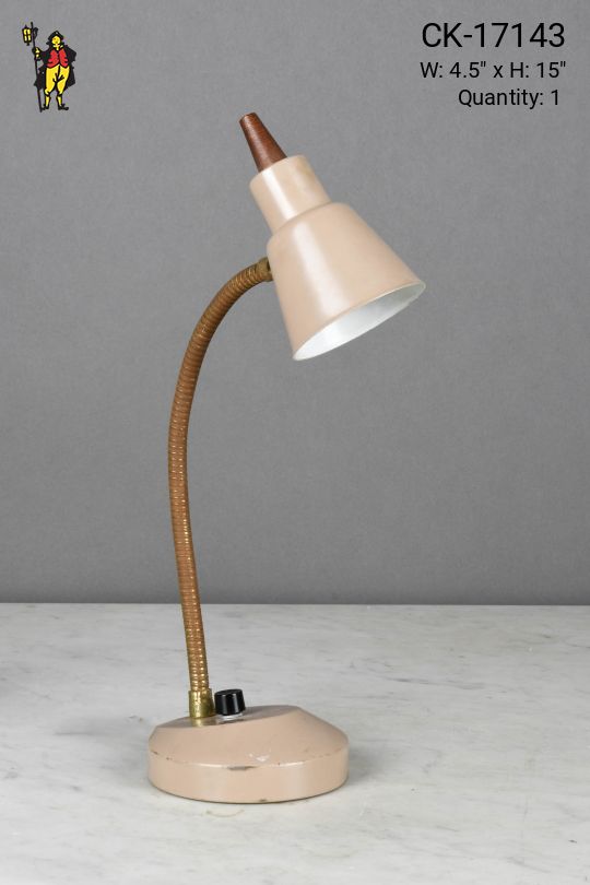 Small Mid Century Gooseneck Desk Lamp
