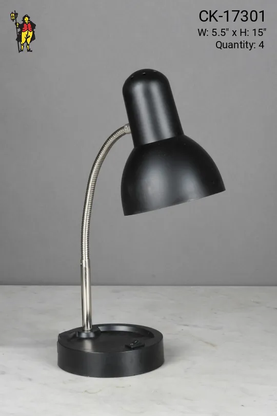 Black Gooseneck Desk Lamp *LED*